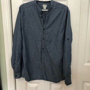 H&M organic cotton button down